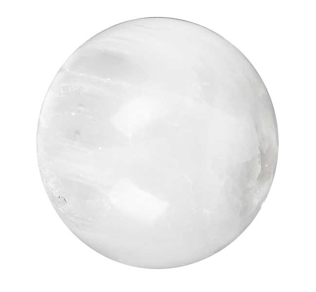 Selenite Sphere 12