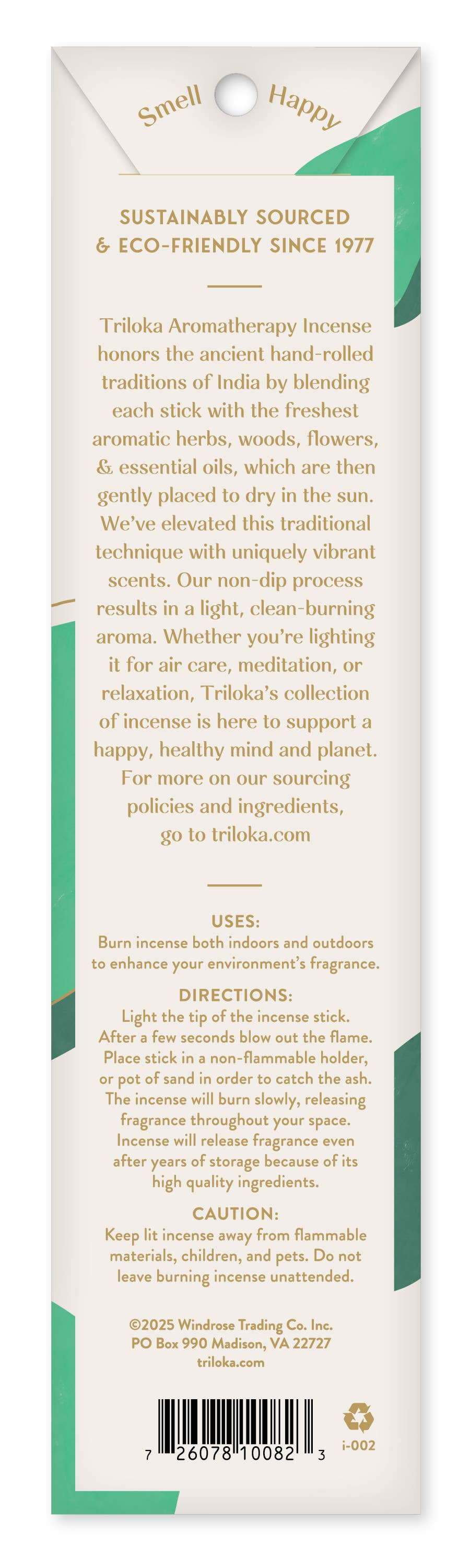 Triloka Sierra Cedar Original Incense