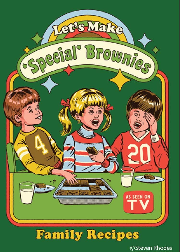 Magnet - Ephemera - Let's make 'Special' Brownies Family Recipes