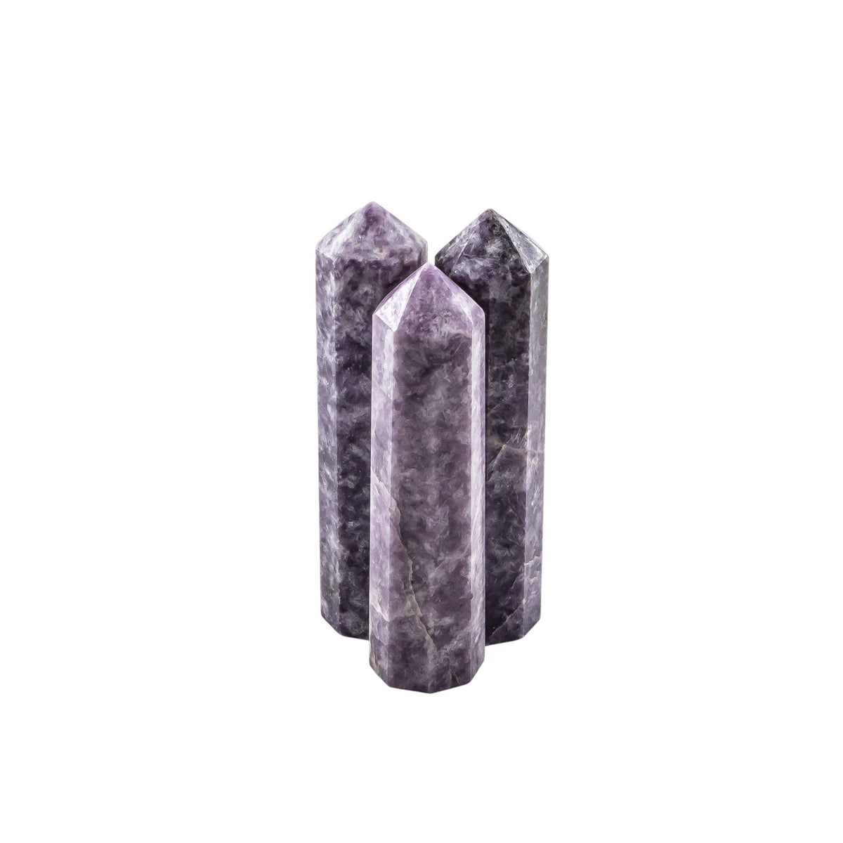 Lepidolite Tower Obelisks 8 Sided