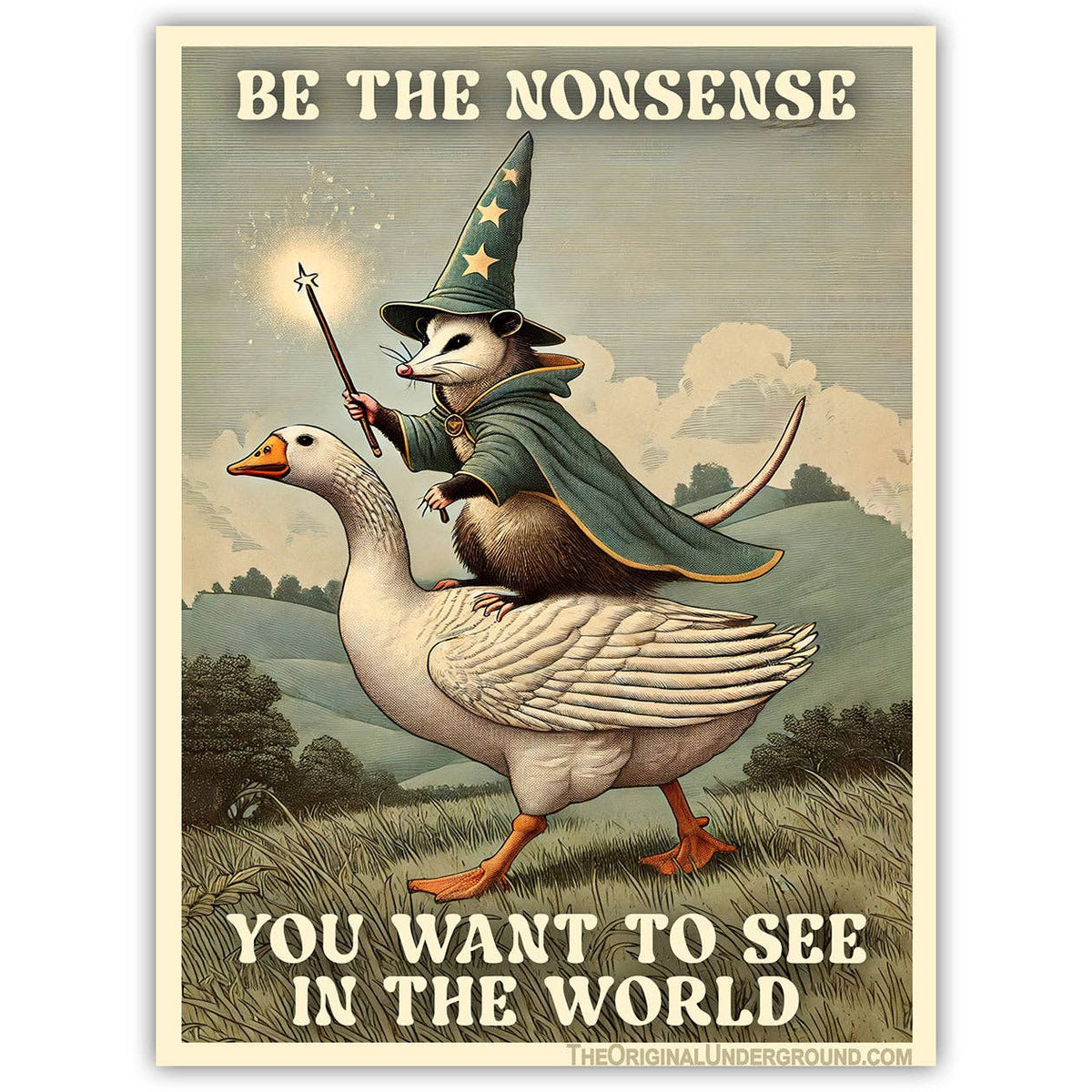 SF - Be the Nonsense You Want to See in the World Sticker