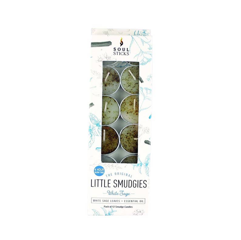 Little Smudgies - White Sage Smudge Candles (12)