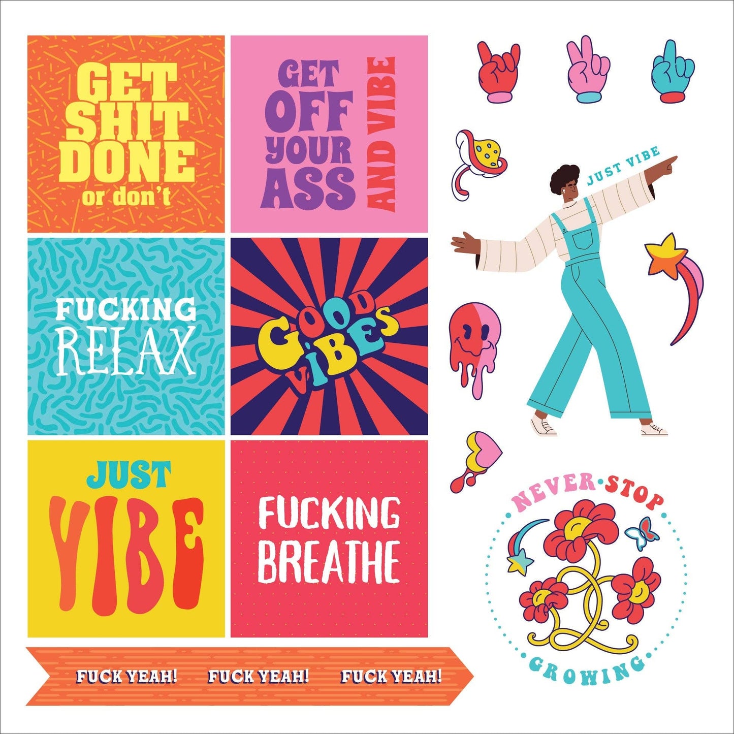 Sticker Book - Inner F*cking Peace