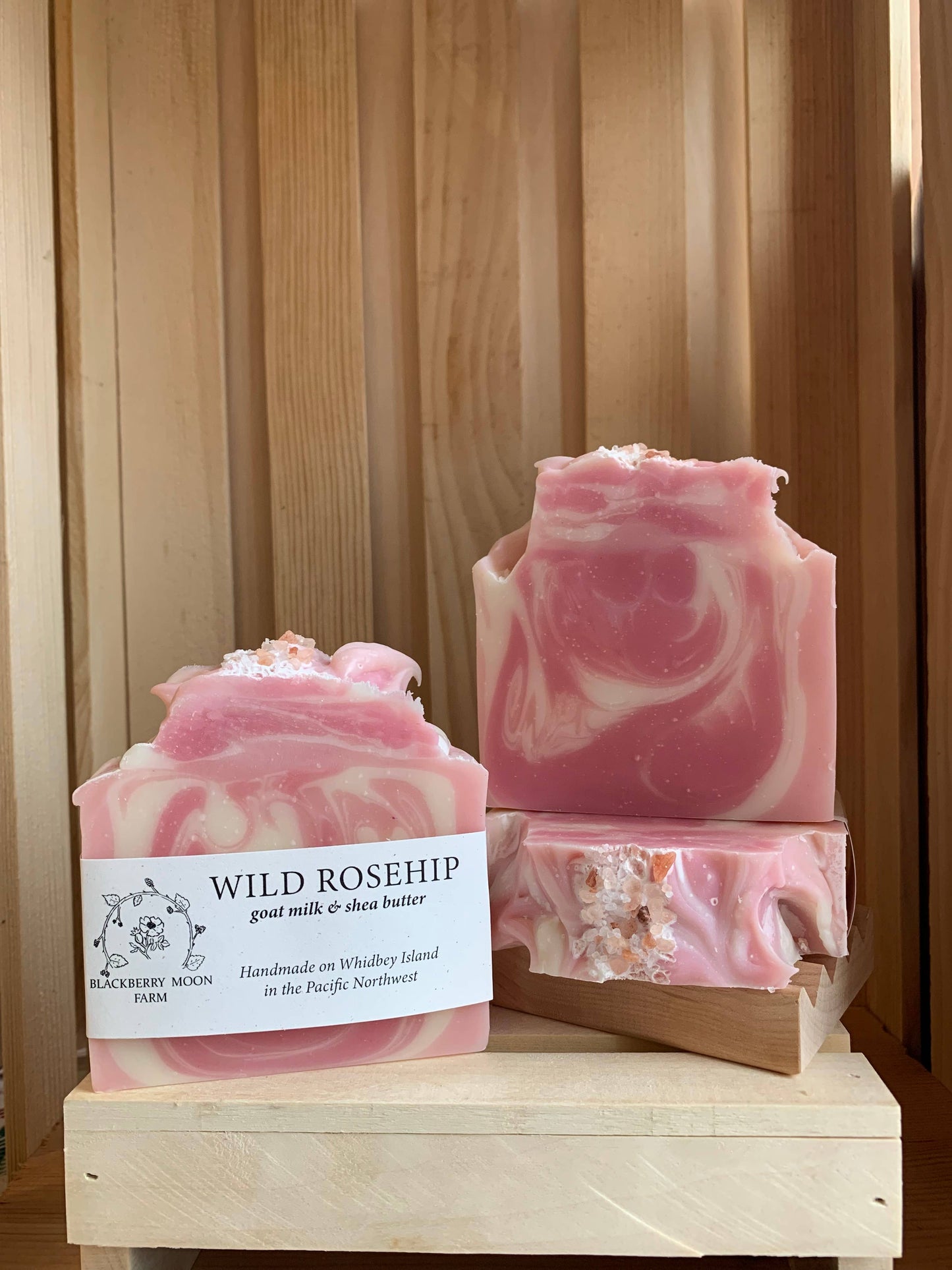 Blackberry Moon Soap - Wild Rosehip