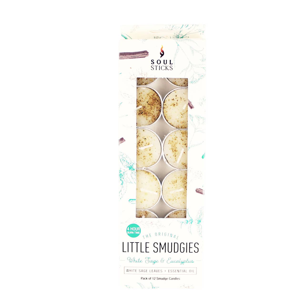 Little Smudgies - Eucalyptus Sage Smudge Candles (12)