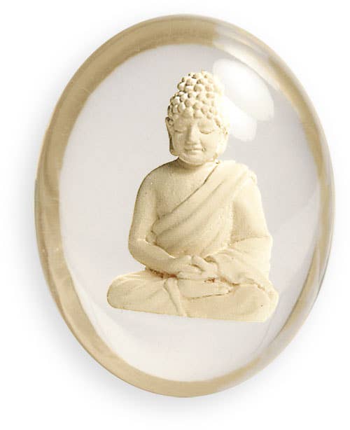 Buddha Pocket Stone - in Resin