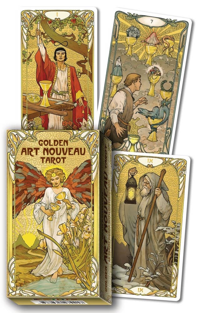 Golden Art Nouveau Tarot: English