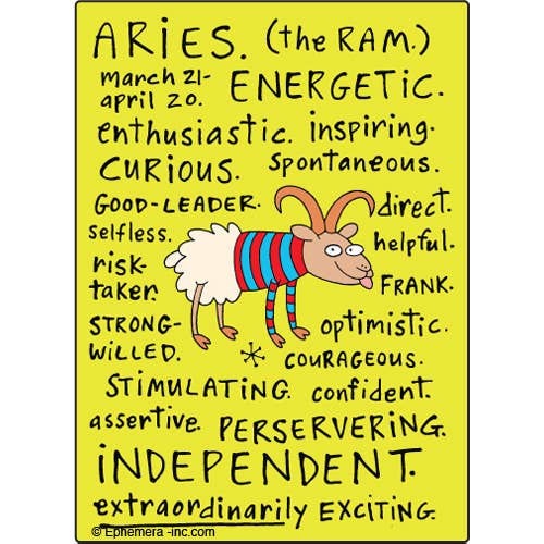 Magnet - Ephemera - Aries Nice