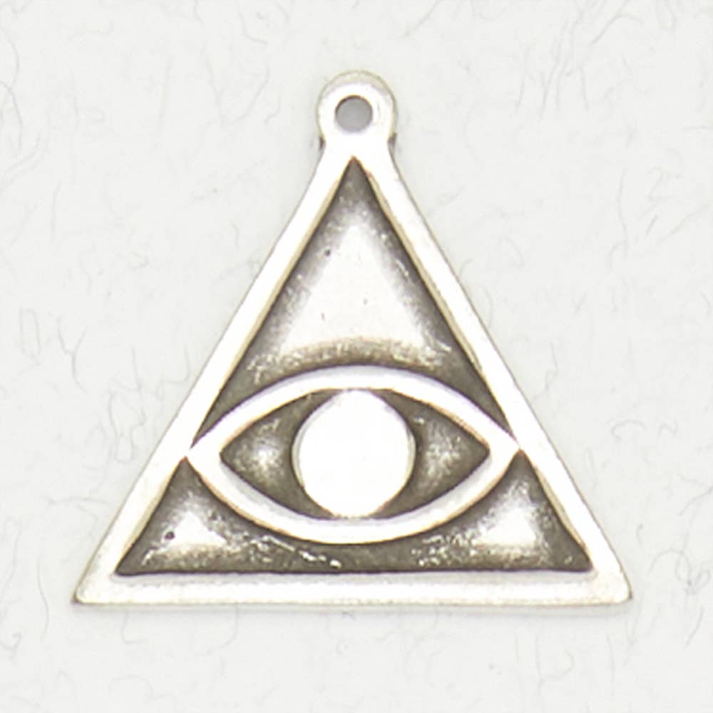 Talisman Pendant – The All Seeing Eye: Pewter