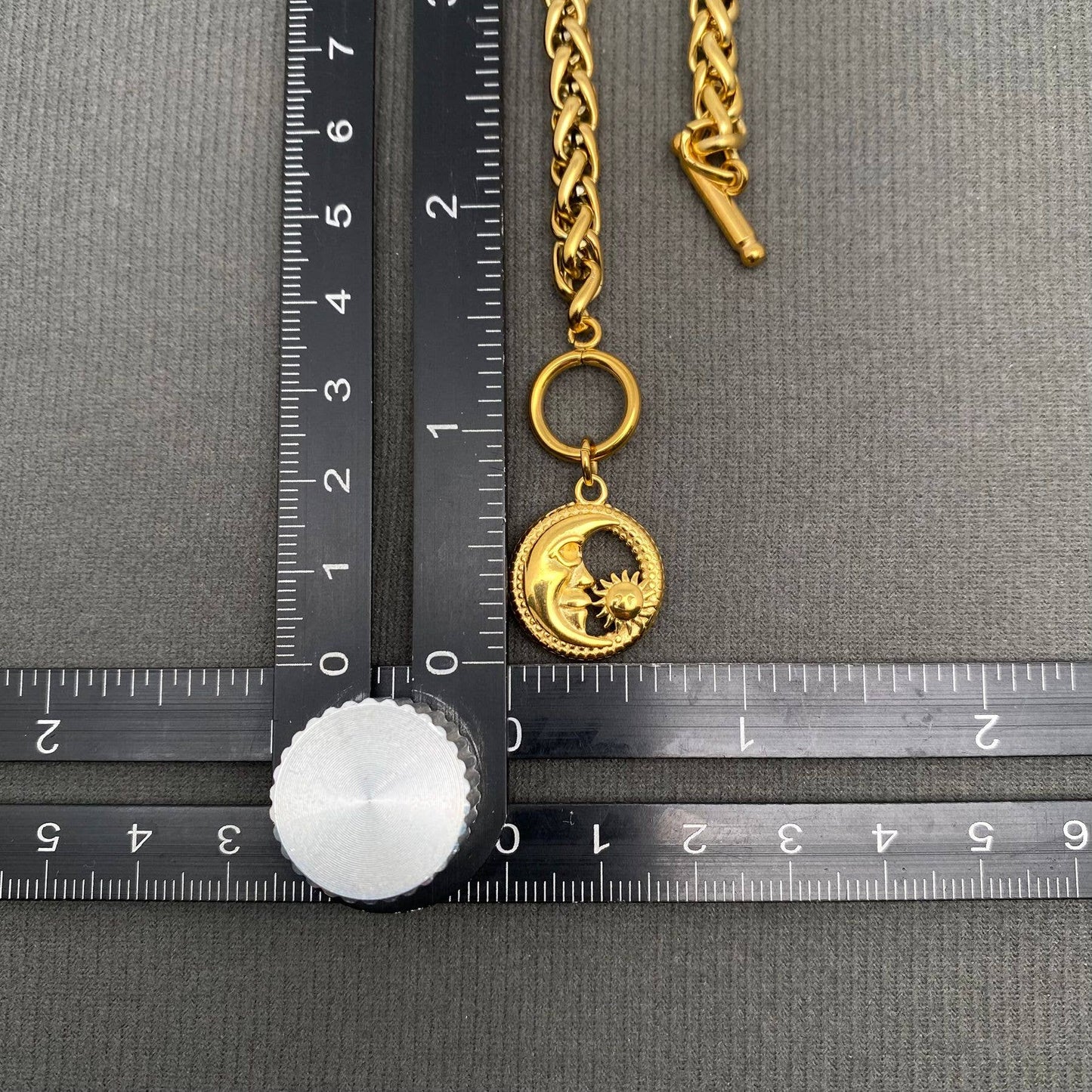 Moon & Sun Charm Necklace