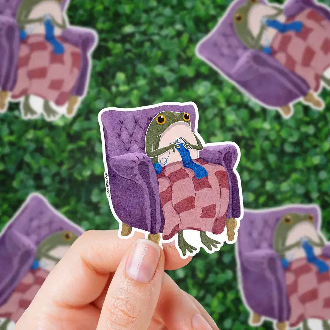 Stickers - Crocheting Frogson