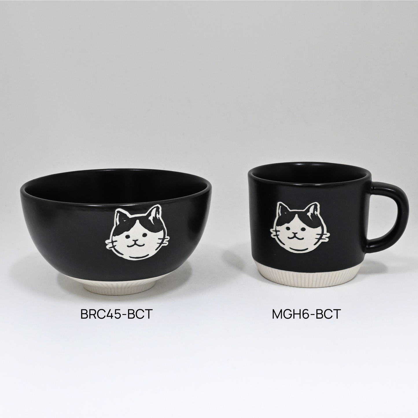 7oz 3"H Coffee/Tea Mug Cat Black (6/48)