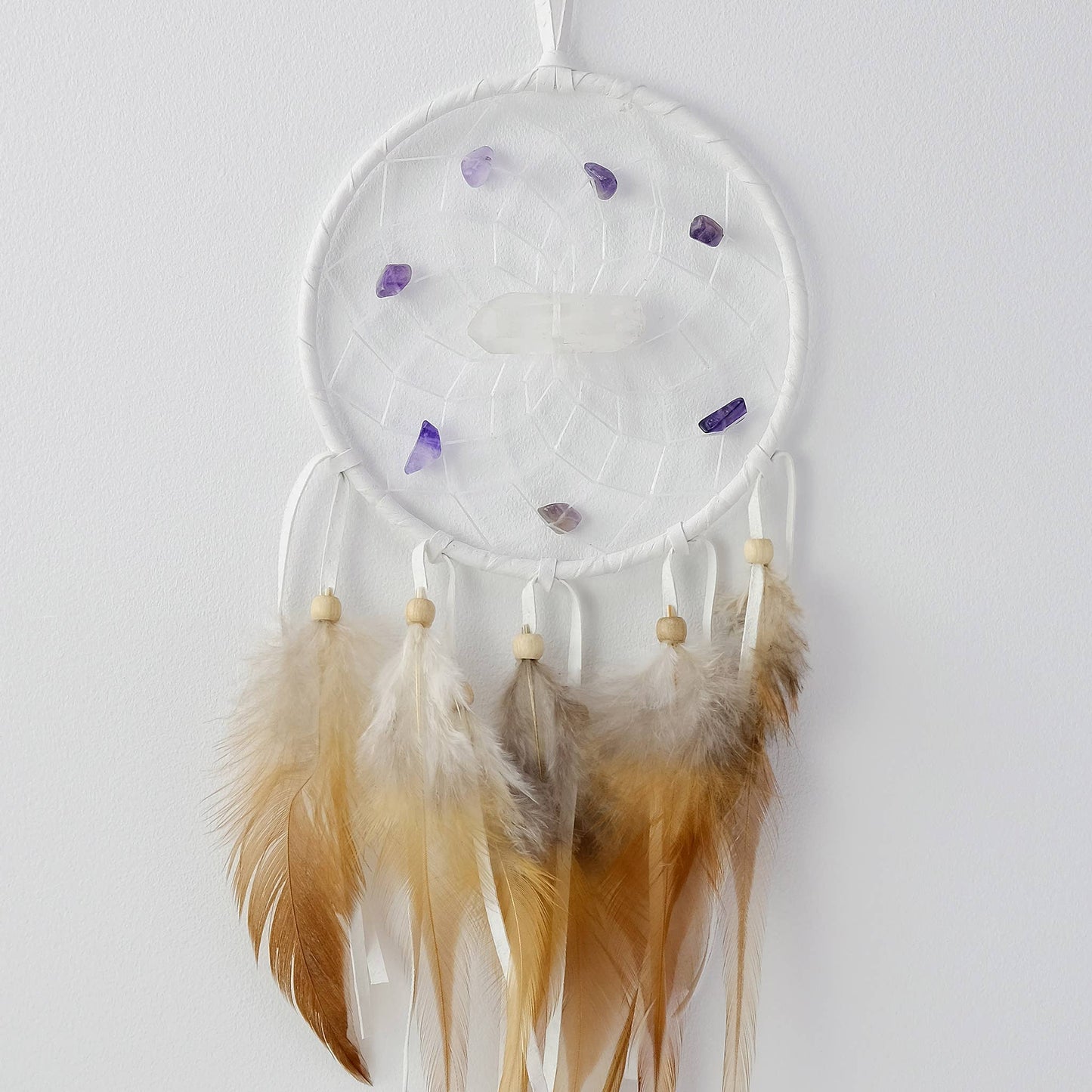 Dream Catcher - 4" White Vision Seeker