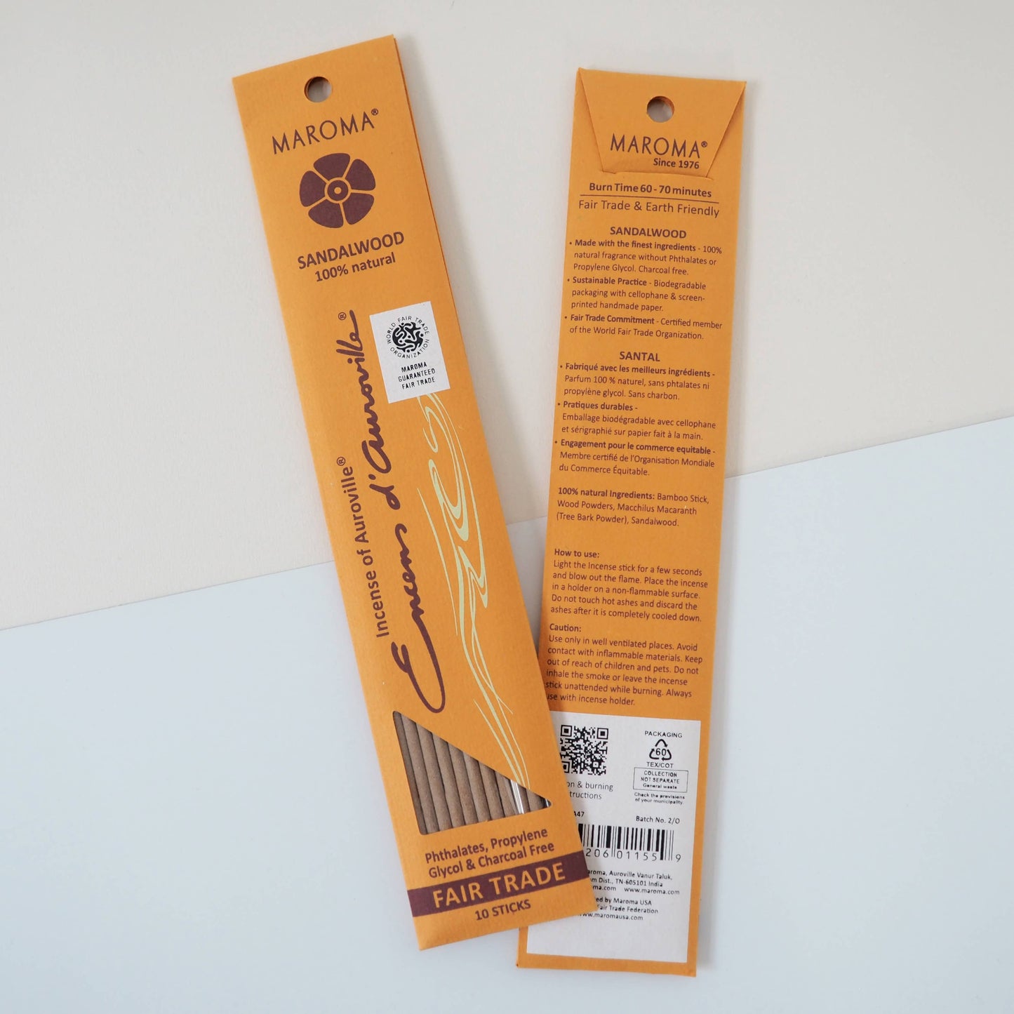 Maroma Premium Stick Incense Sandalwood