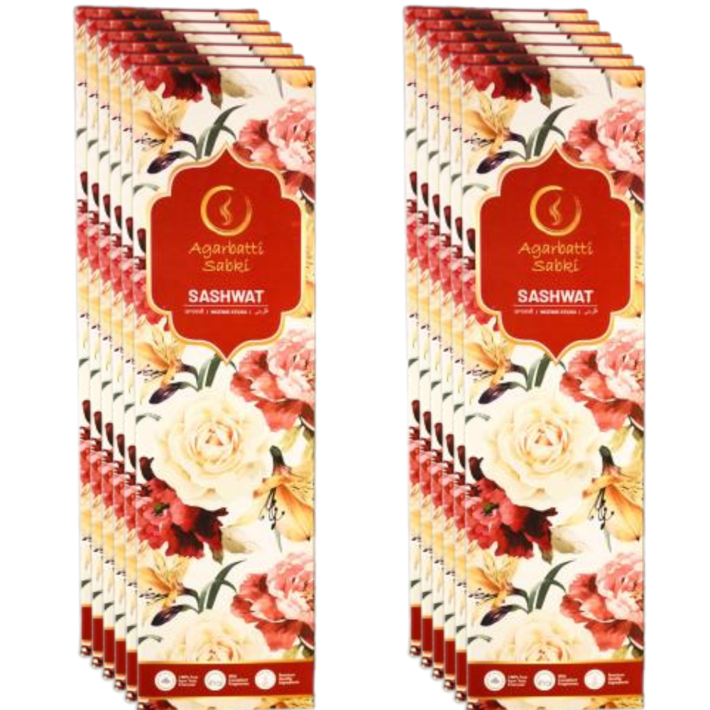 Rose Incense Sticks - Blend of Roses - Sashwat - Agarbatti