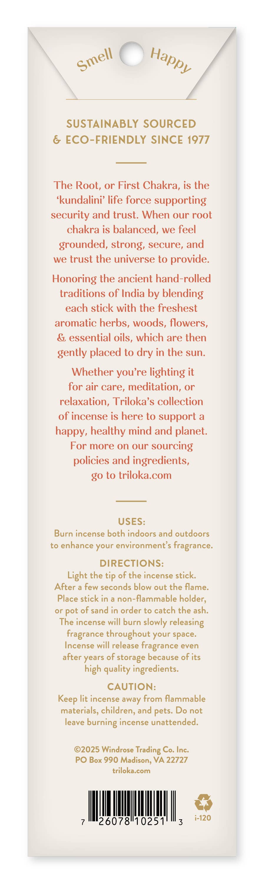 Triloka Root Chakra Incense