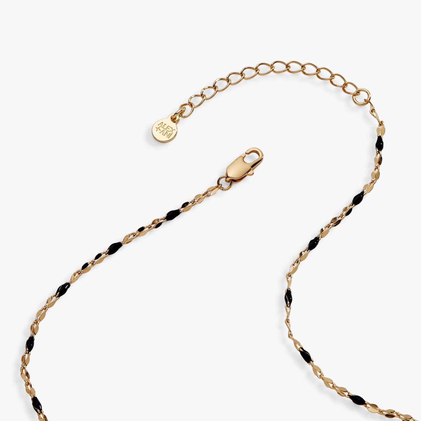 Celestial Cat Inline Necklace: Two Tone