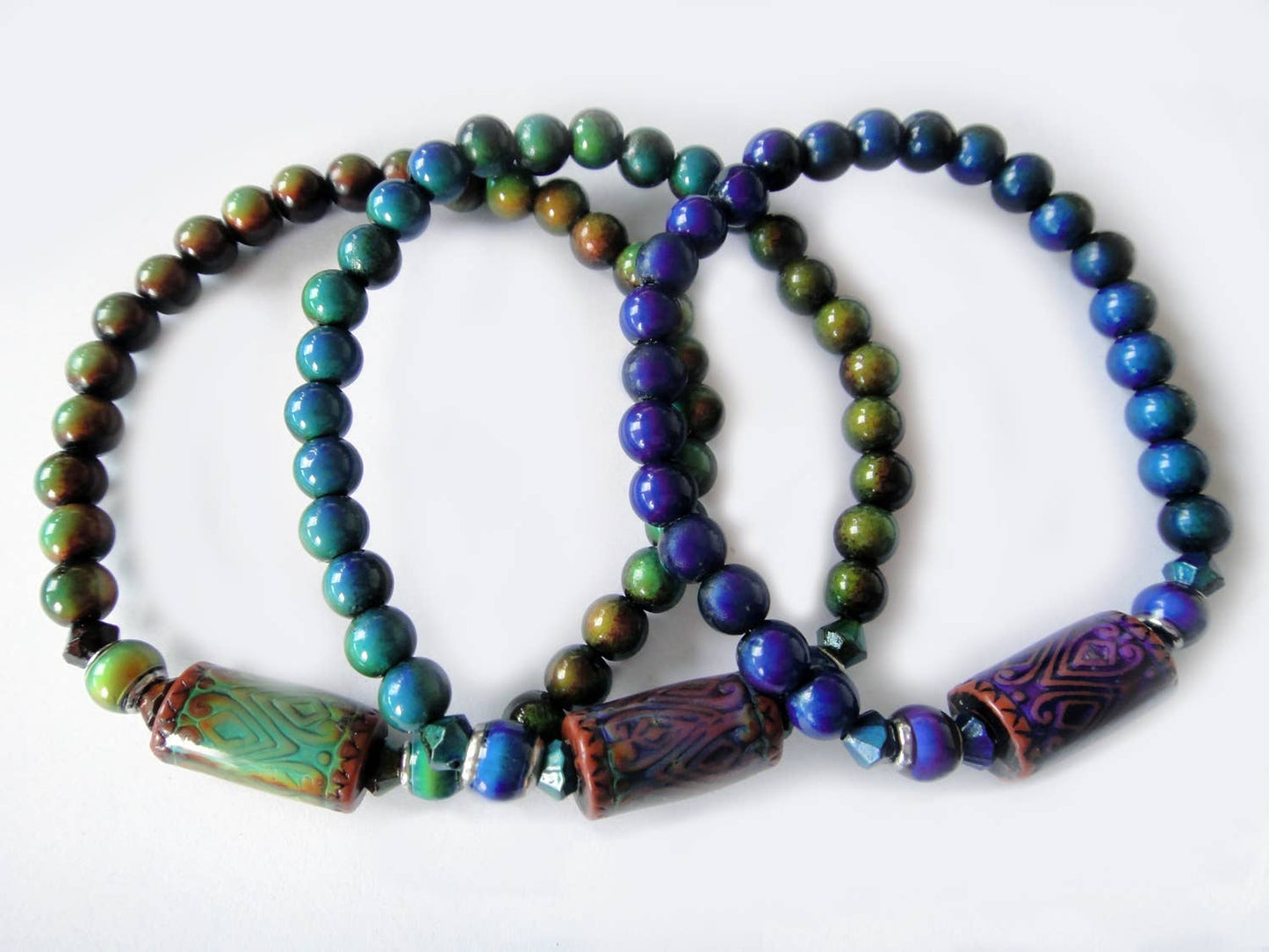 Micro Mirage Bead Bracelets