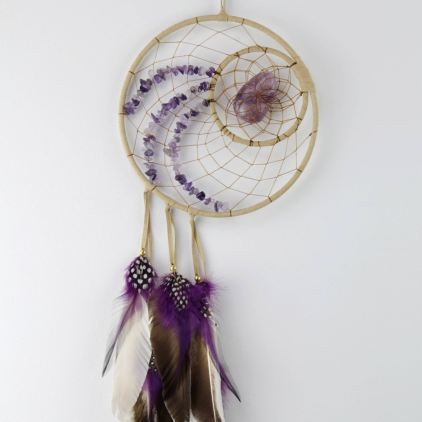 Dream Catcher - Energy with Amethyst Stones