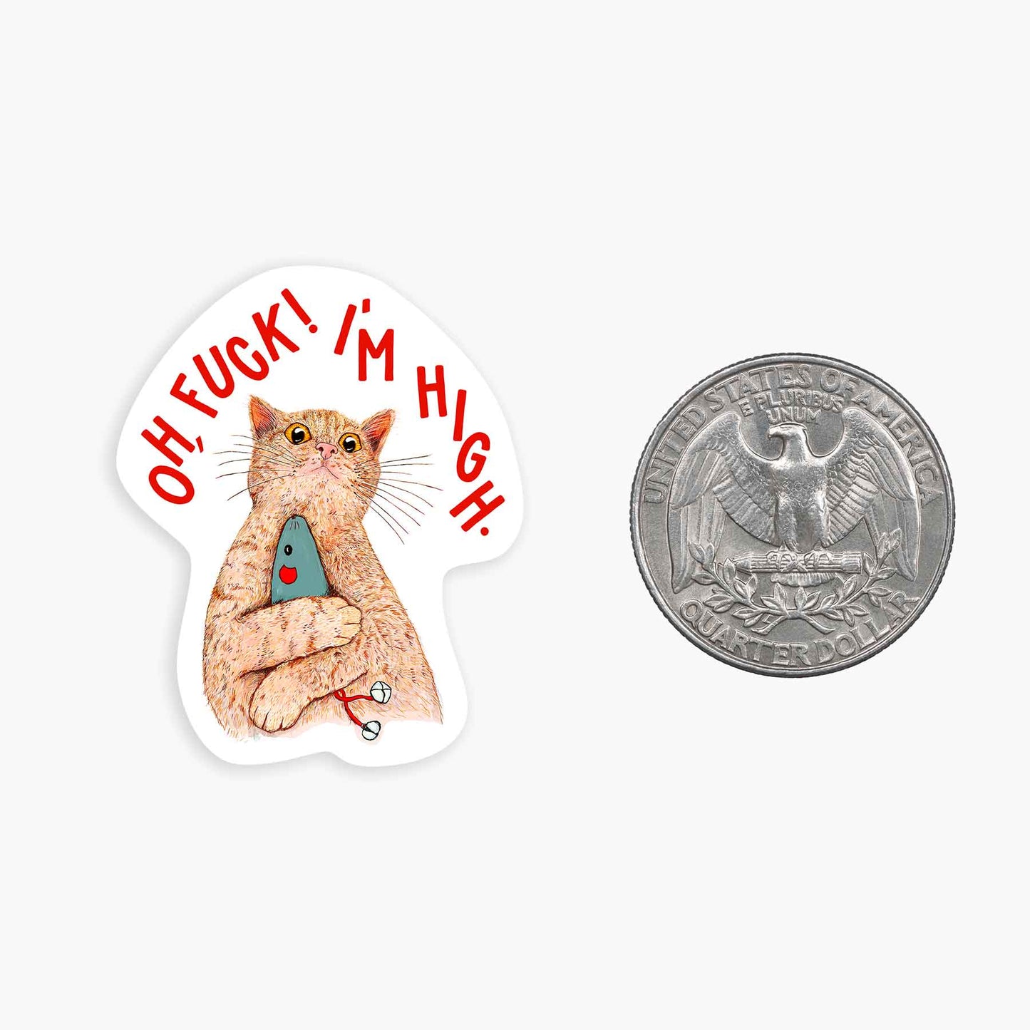 I'm High - Mini Sticker