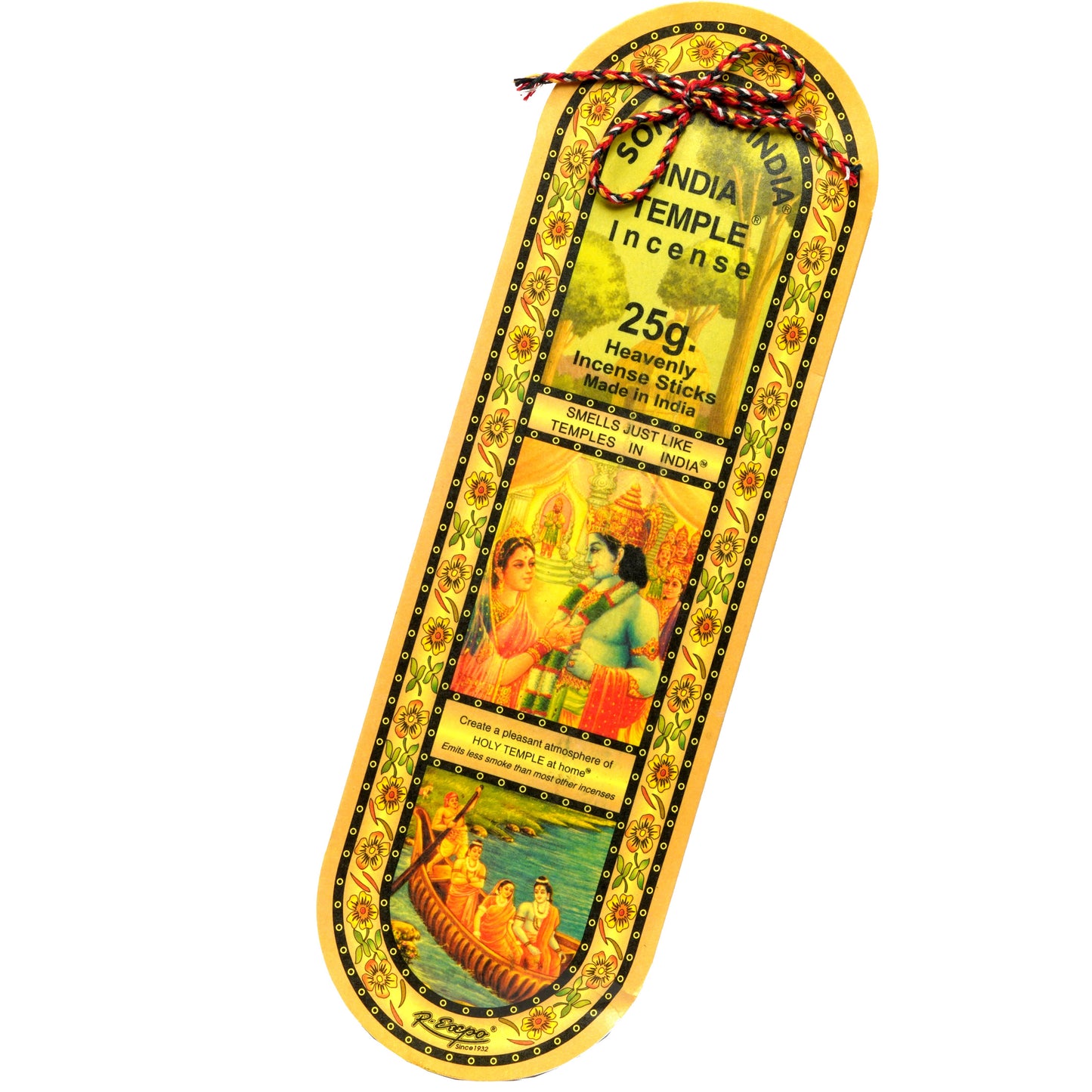 India Temple Incense 25g - Display of 36