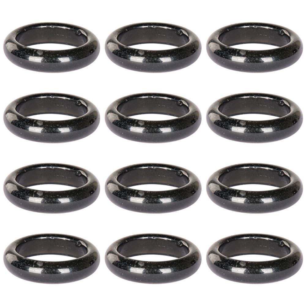 Ring Band - Black Obsidian