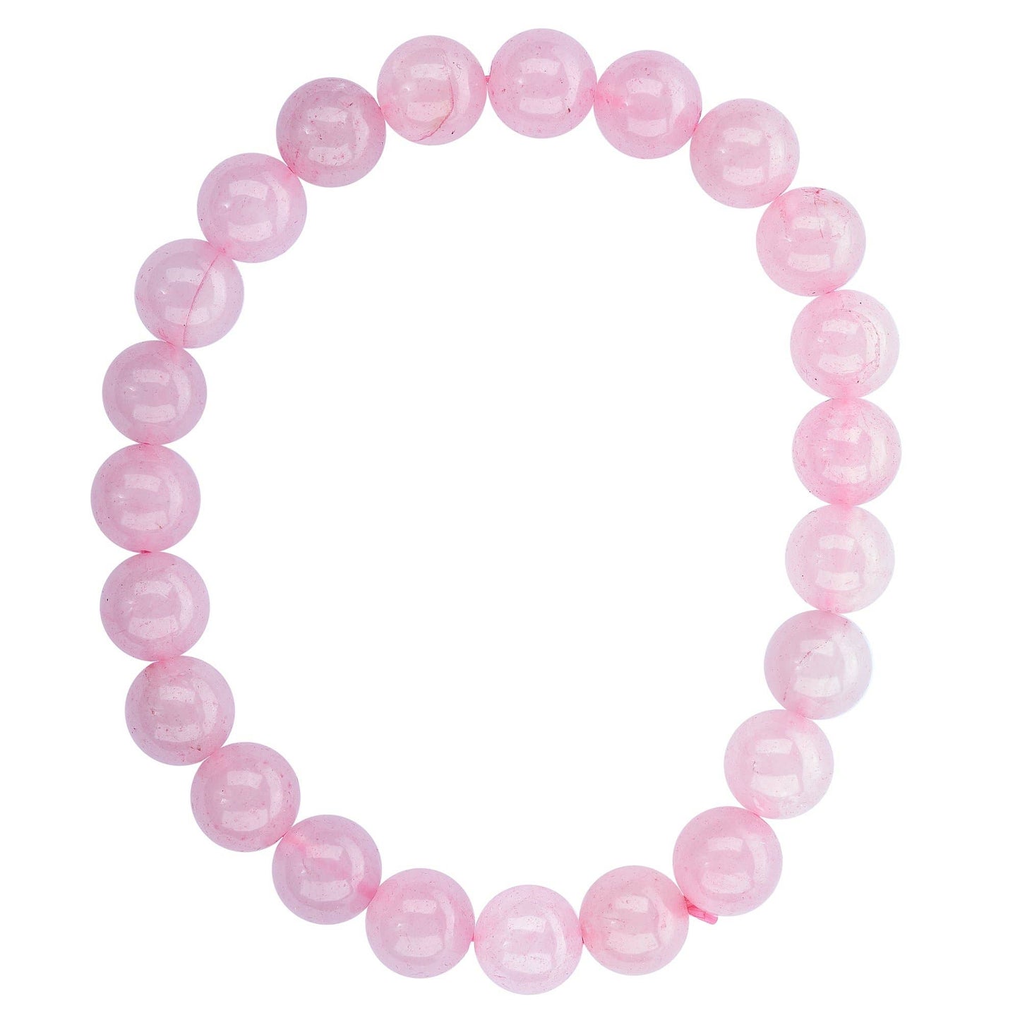Energy Beads - 8mm Rose Quartz - Beaded Bracelet