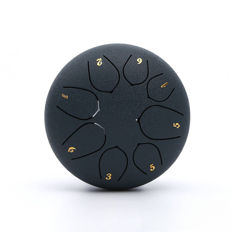 6" Steel Tongue Drum 8- Note Tambourine