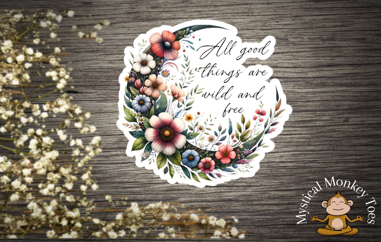MMT Stickers - Beautiful Moon Sticker