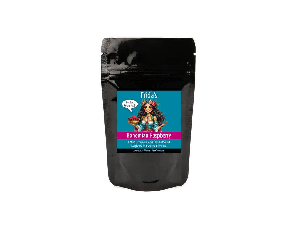 Loose Leaf Women - Frida's Bohemian Raspberry Tea: 2 oz Pouch