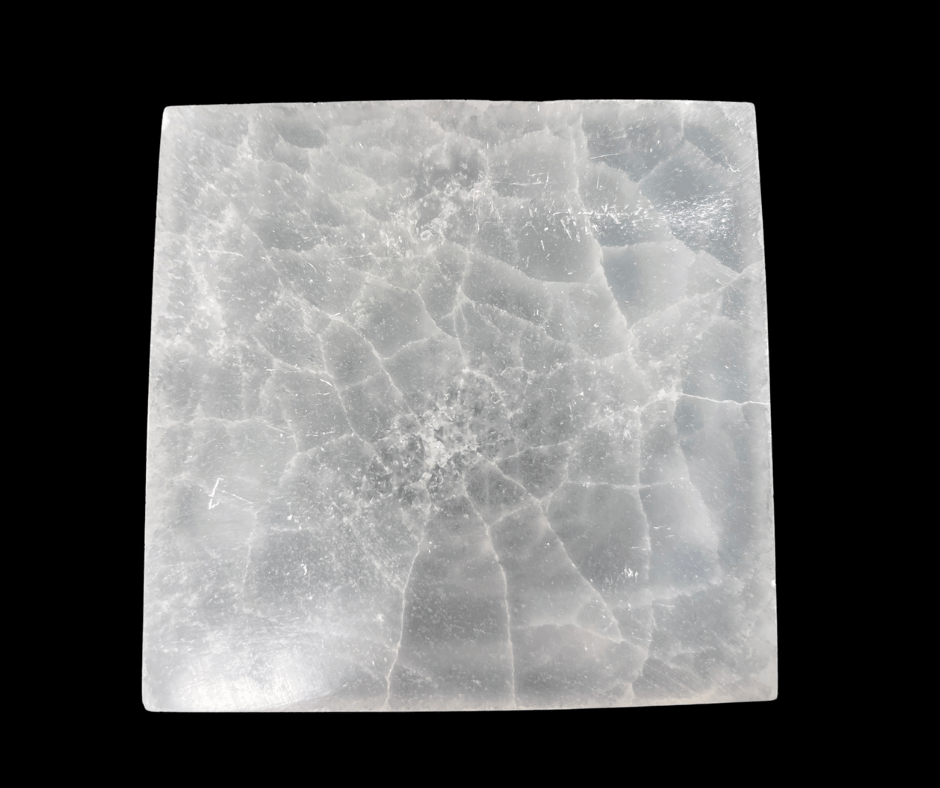 Selenite Etched Charging Plate