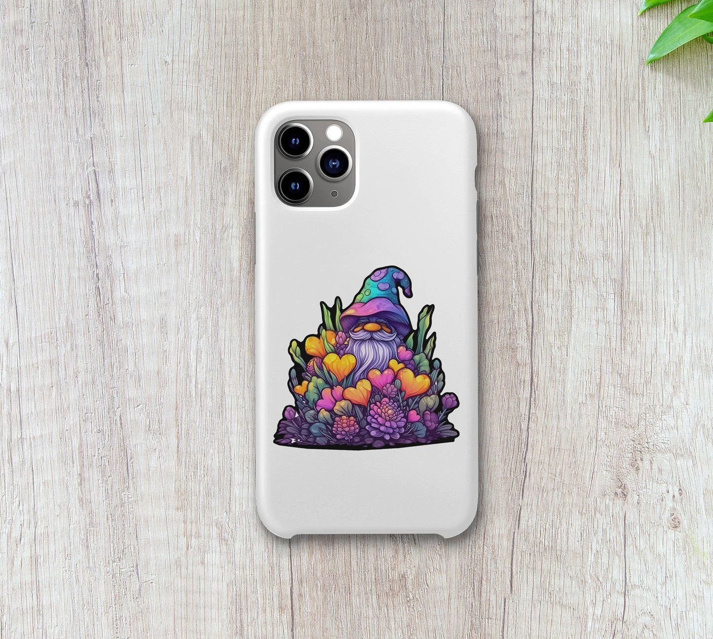 Stickers OZ - Colorful Gnome in the Flowers