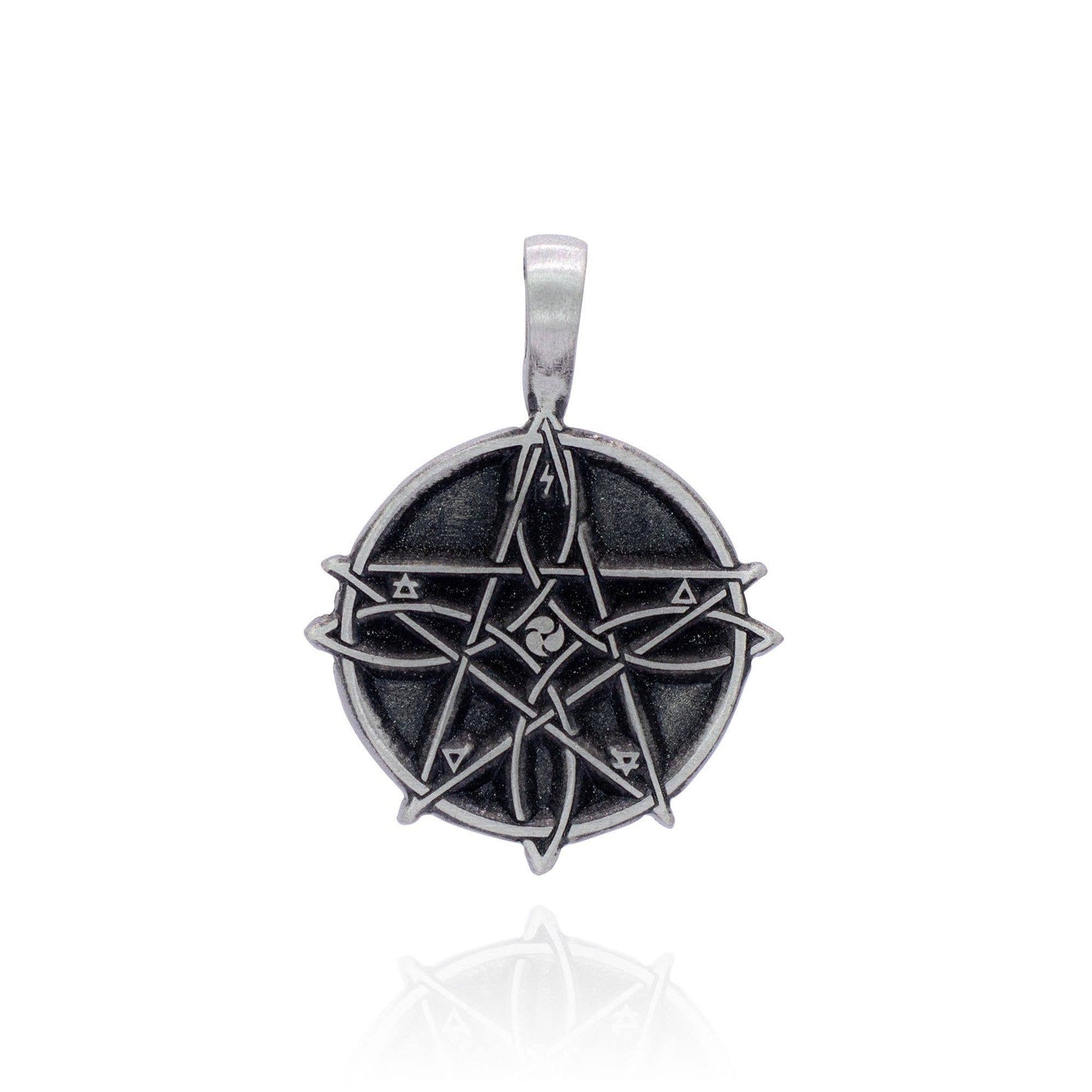 Nirvana Wicca Pendant - Pentacle Owl: Pewter (not pictured)