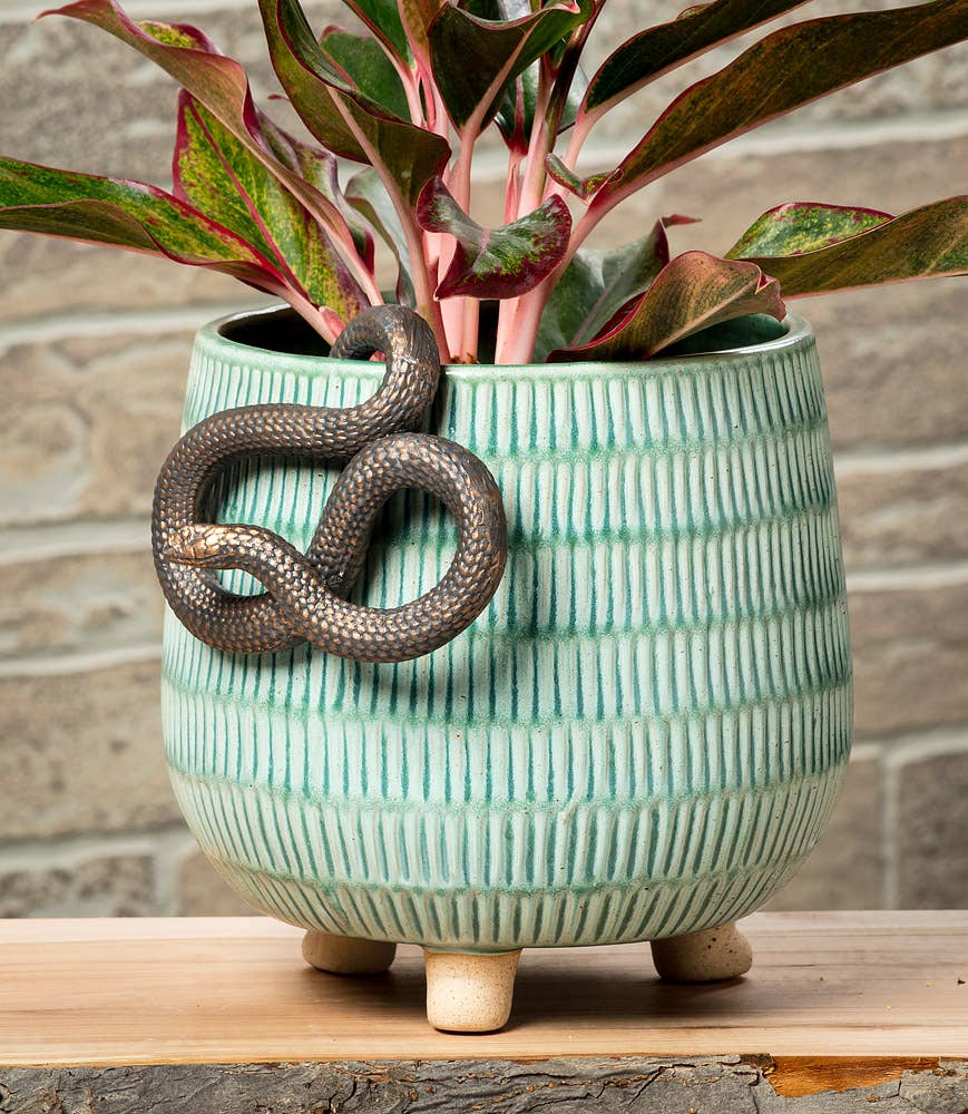Hanging Snake-Bronze-4"W