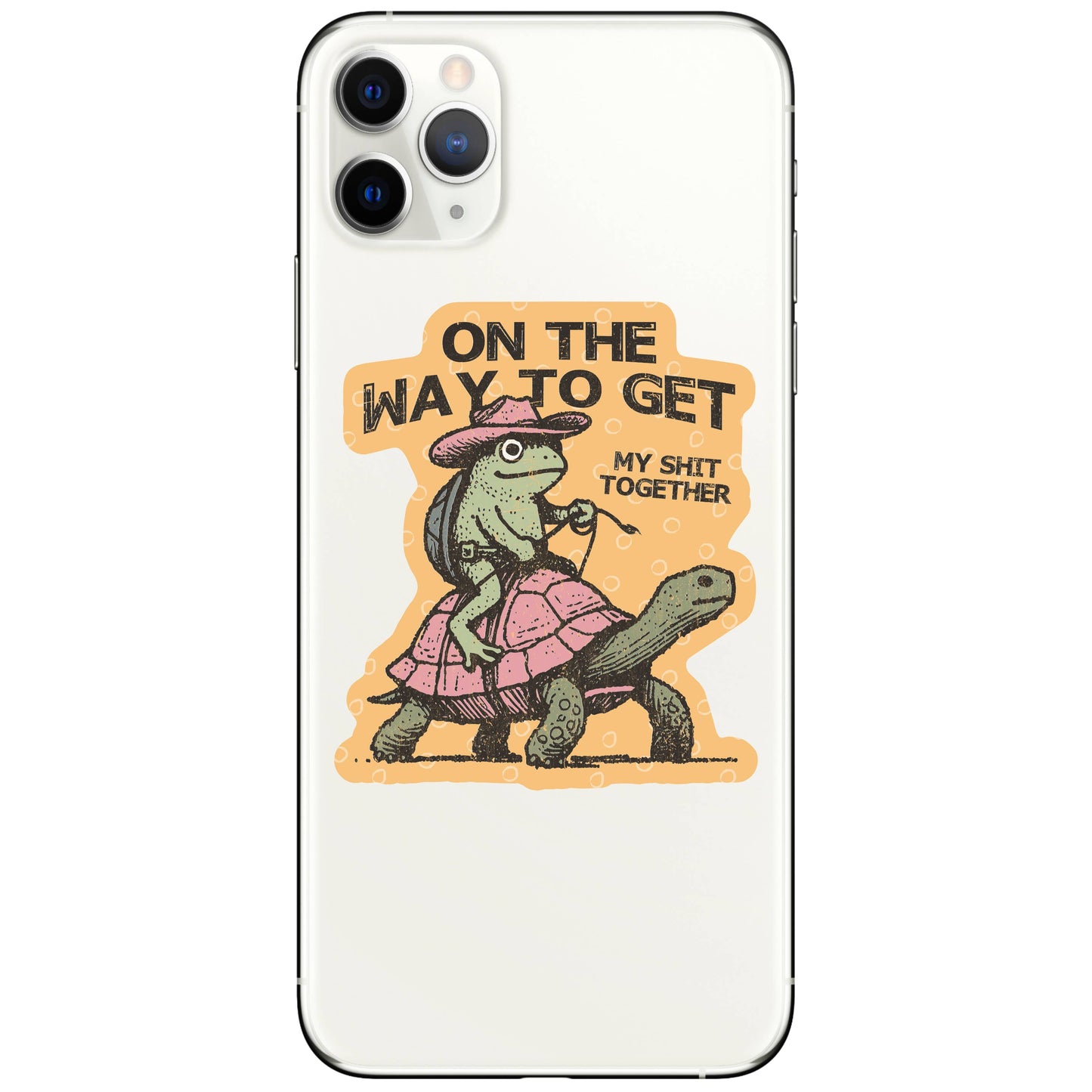 JM Stickers - Swear Frog Cowboy Funny Turtle High Quality Vinyl Sticker