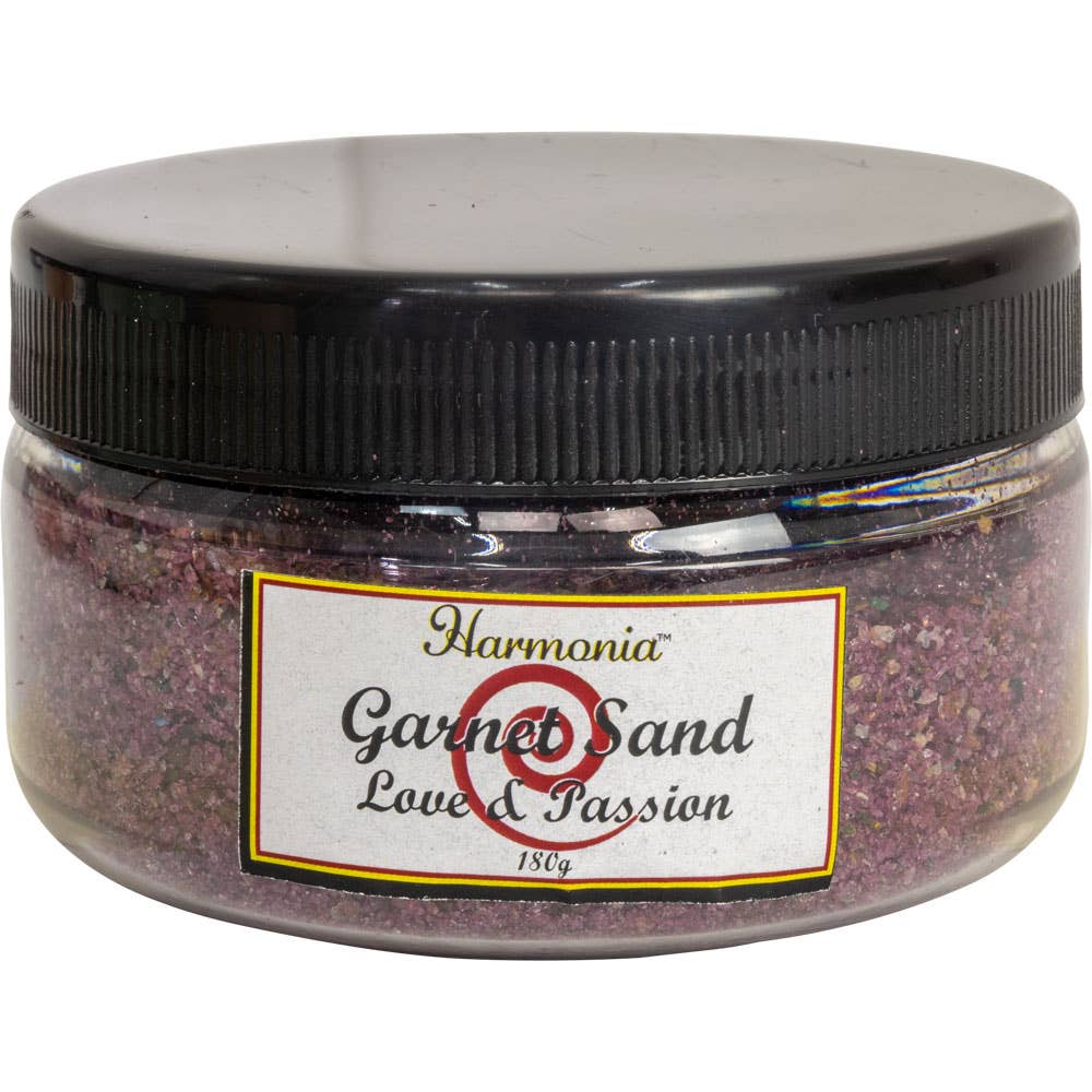 Gemstone Sand Jar 180 Gr - Garnet