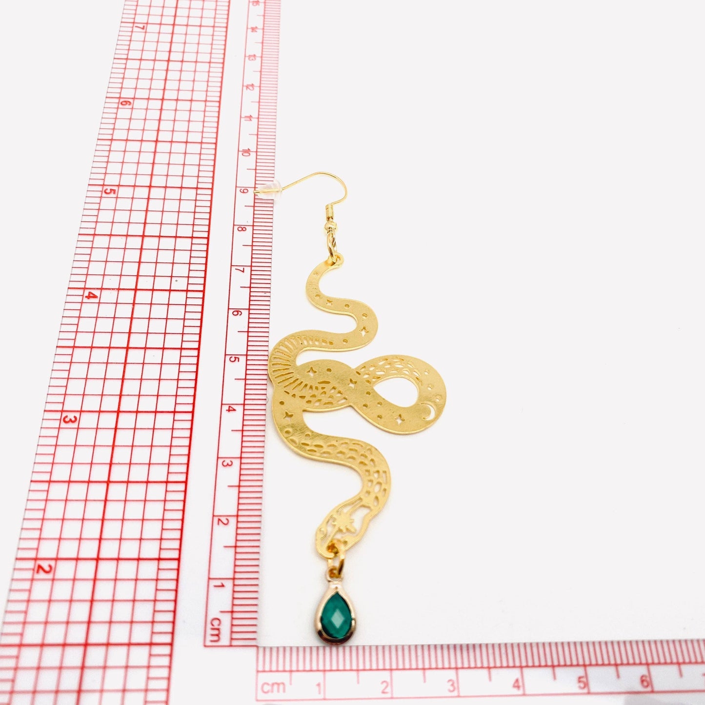 Earrings - Snake Gold