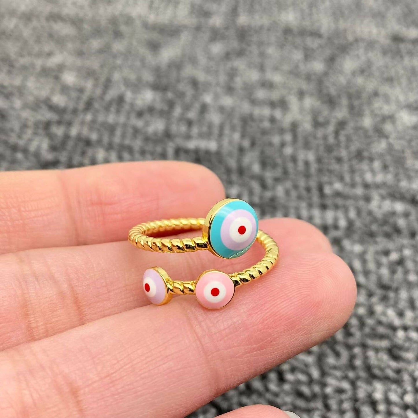 Turkish Eye Ring - Multi Colored (Evil Eye)