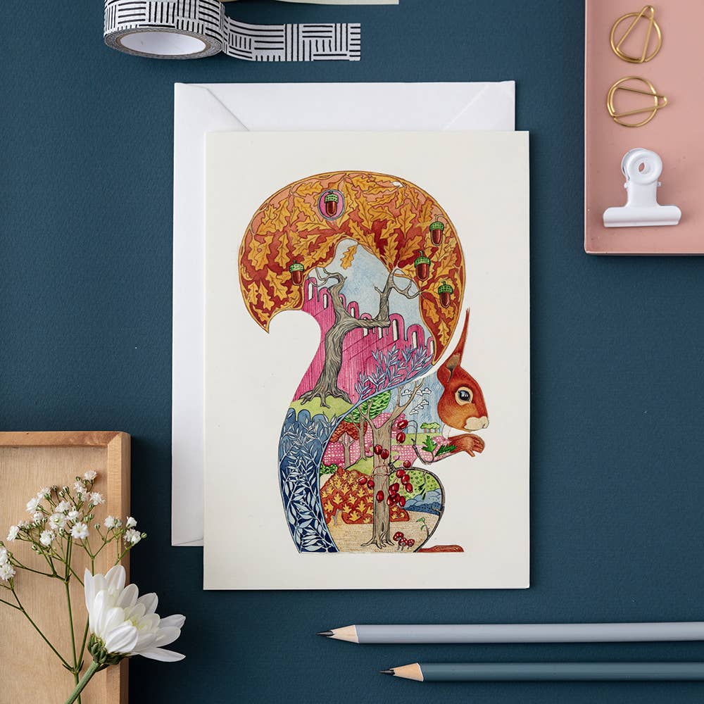 Greeting Card - DM Collection - Squirrel