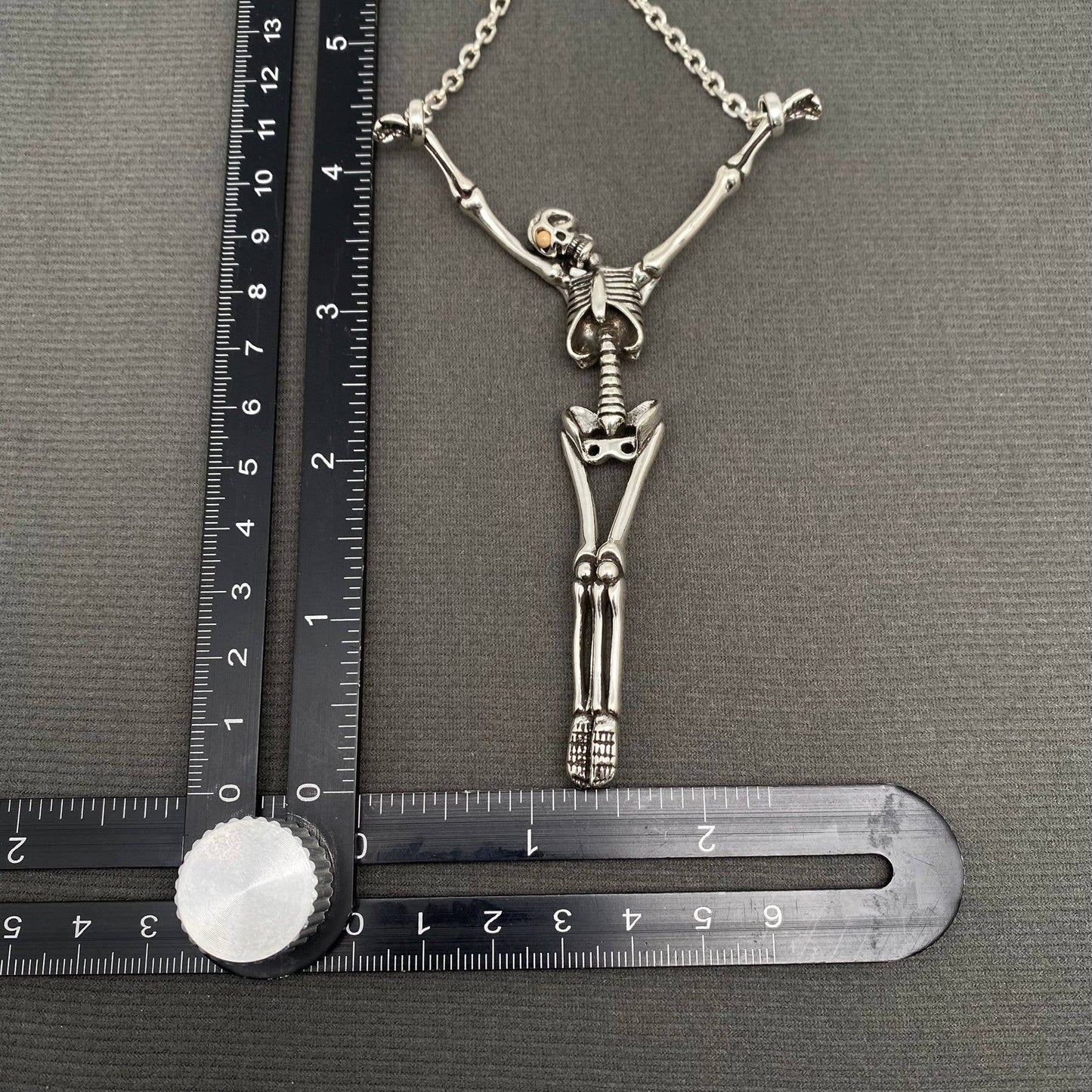 Gothic Skull Long Necklace