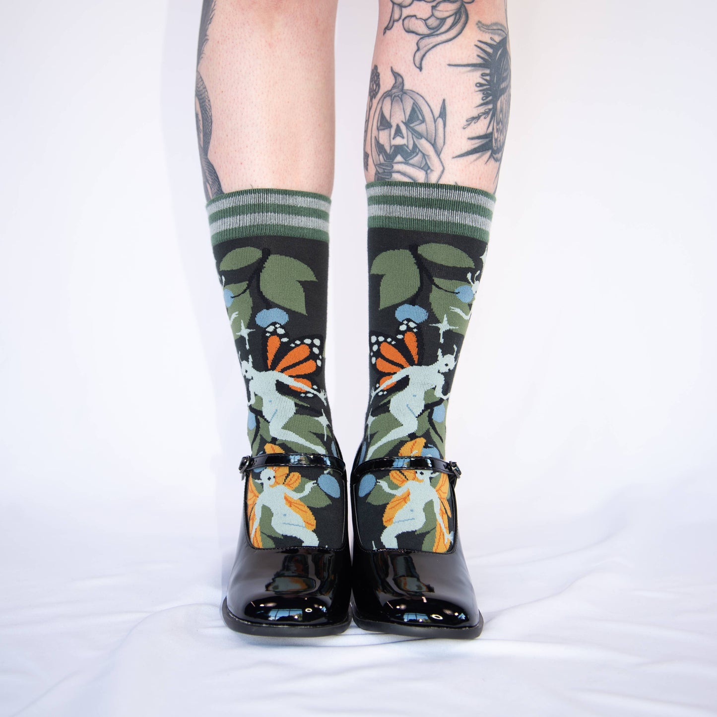Foot Clothes - Fanciful Fairies Crew Socks