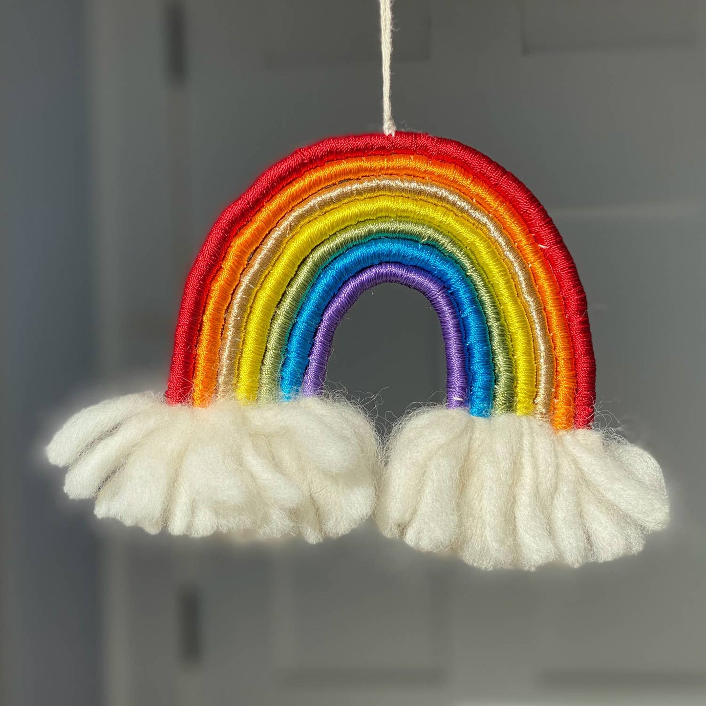 SALE! Was $12.00 - Multi/Gold Rainbow Wrap Wall Décor