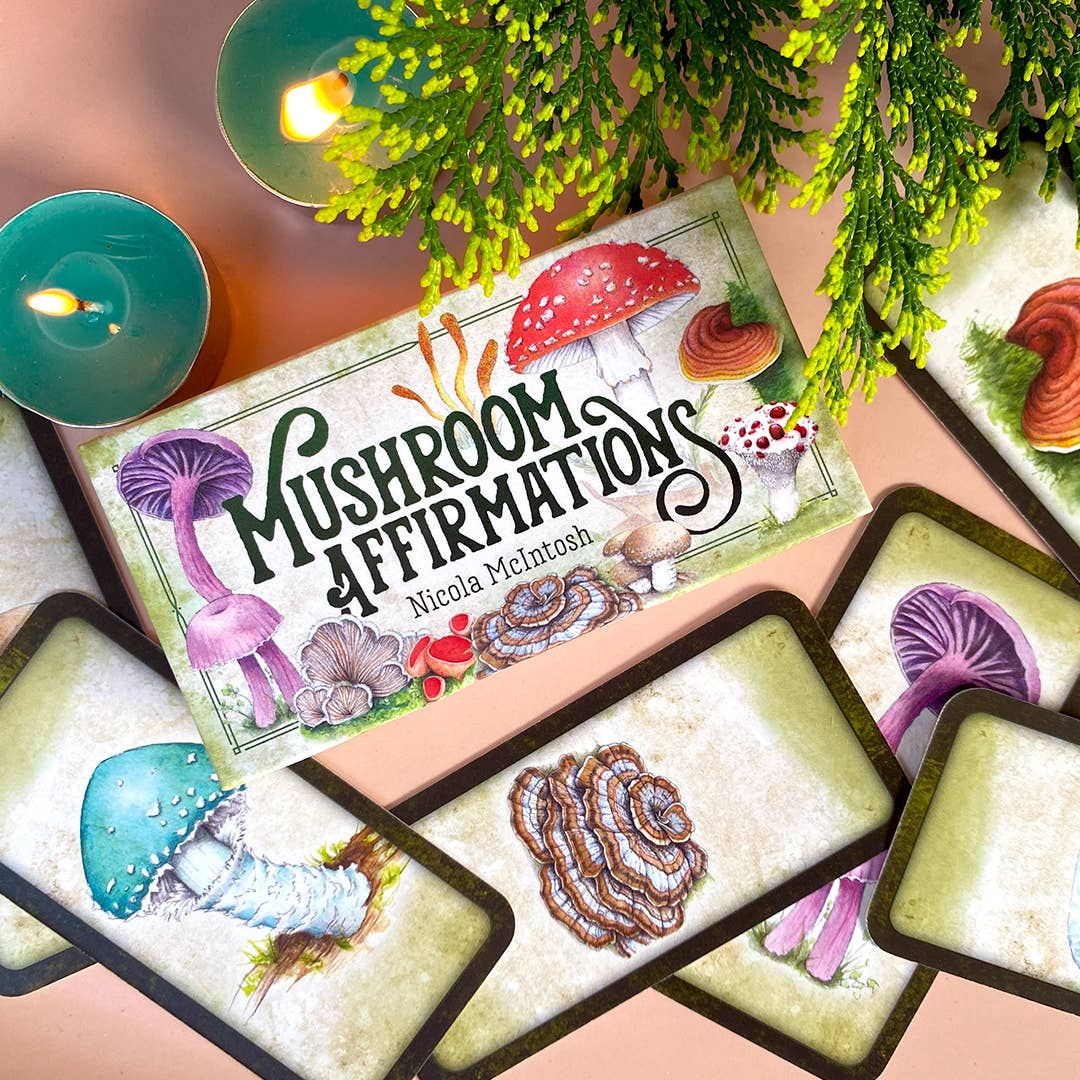 Mushroom Affirmations Mini Deck by Nicola McIntosh
