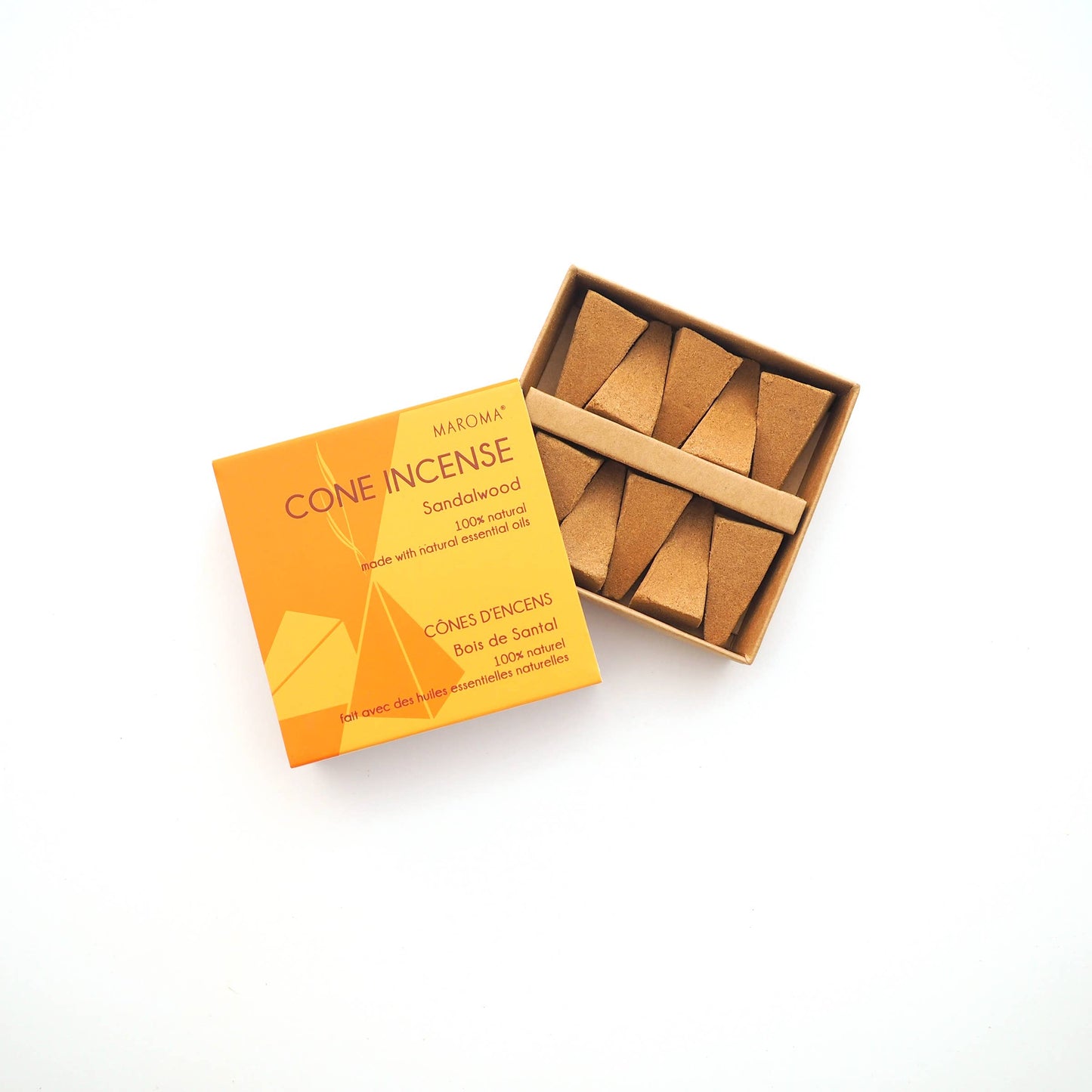 Maroma Cone Incense Sandalwood