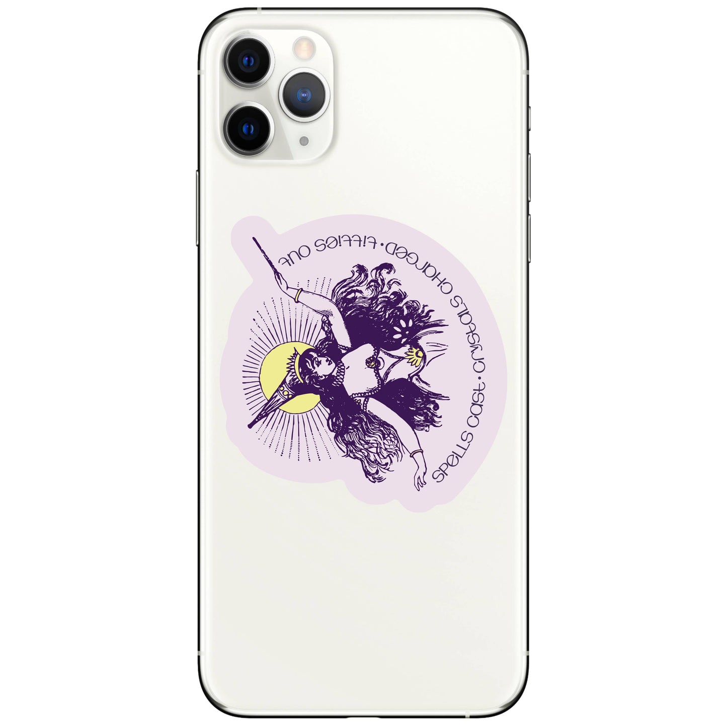 Funny Clever Crystal Plant Witch High Quality Vinyl Sticker