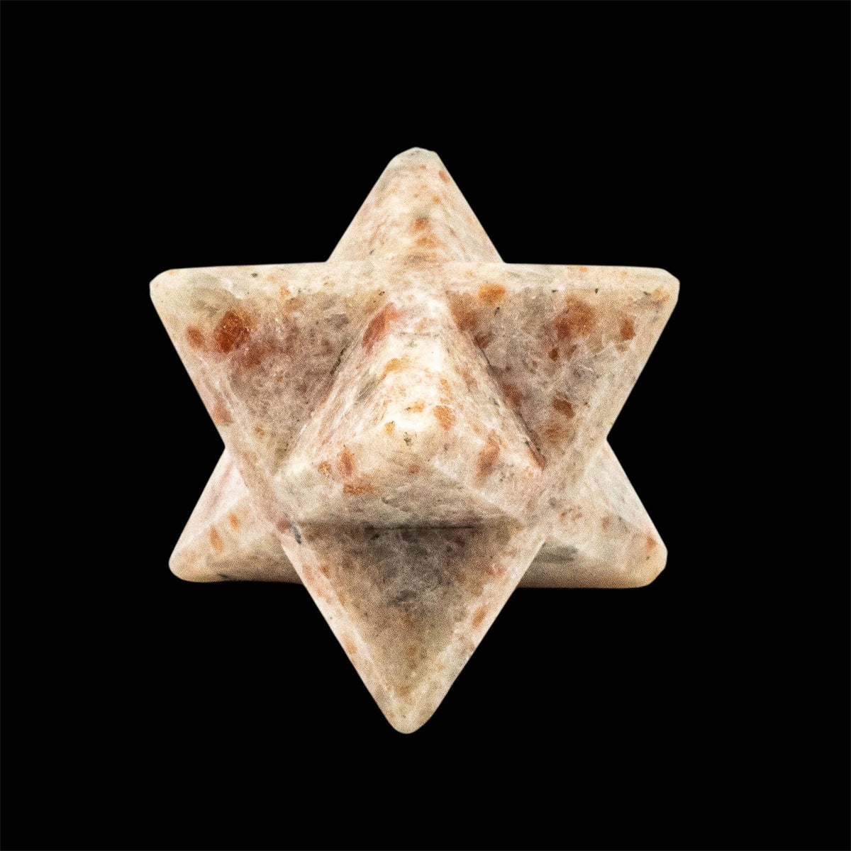 Gemstone Merkaba Large: Garnet