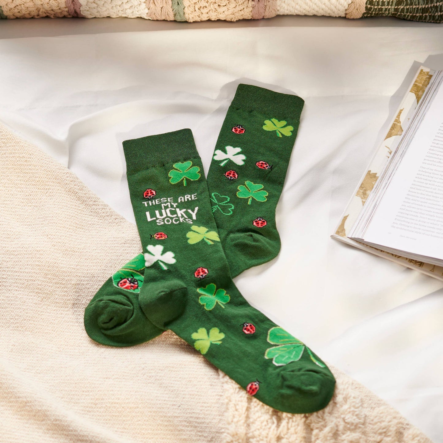 Socks - My Lucky Socks - Primitives by Kathy
