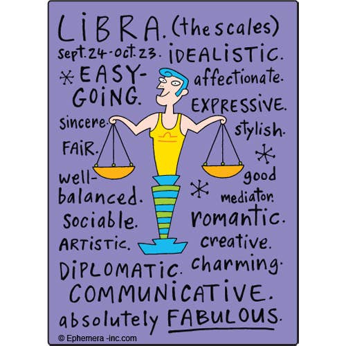 Magnet - Ephemera - Libra Nice