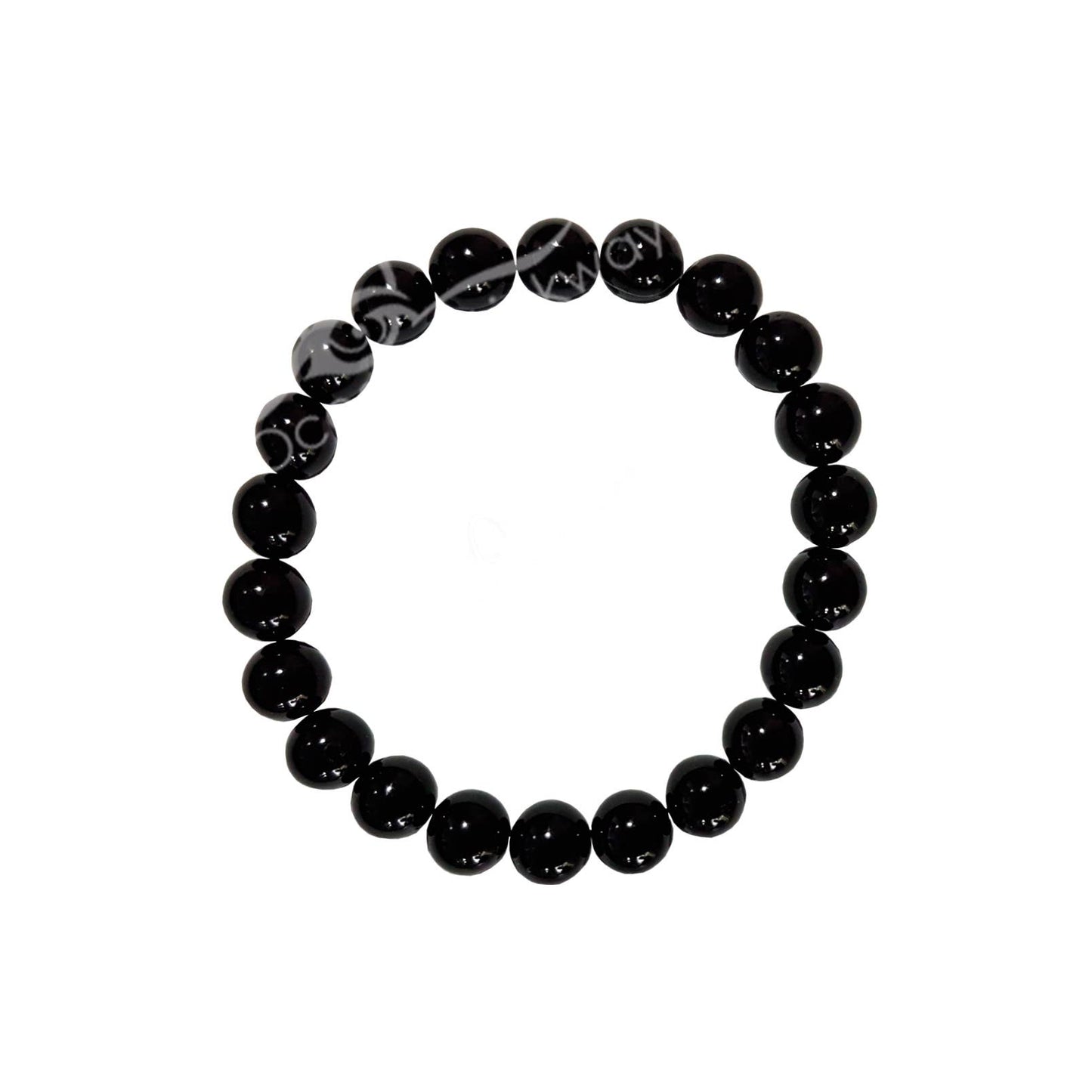 BRACELET - TOURMALINE, BLACK (8-8.5 MM) 7.15-7.25"