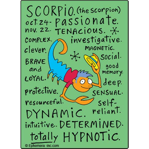 Magnet - Ephemera - Scorpio Nice